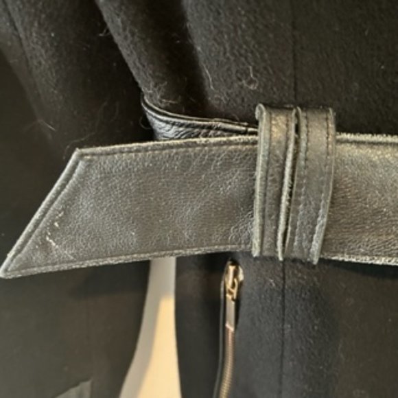 Arte Pelle Coat with Leather Trim - Picture 7 of 7